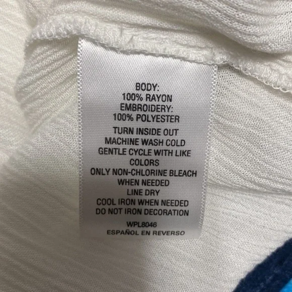 Style & Co  Embellished Peasant Top!! - Picture 8 of 10